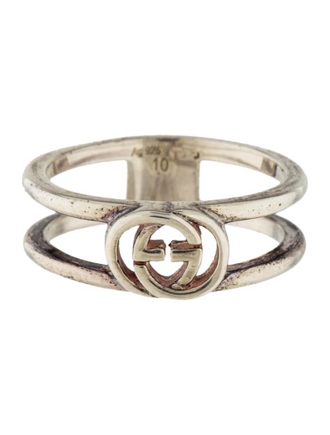 gucci interlocking g ring thin